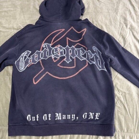 Godspeed Graphic Hoodie – Navy – Men’s 2XL – Limited Edition - Picture 4 of 4
